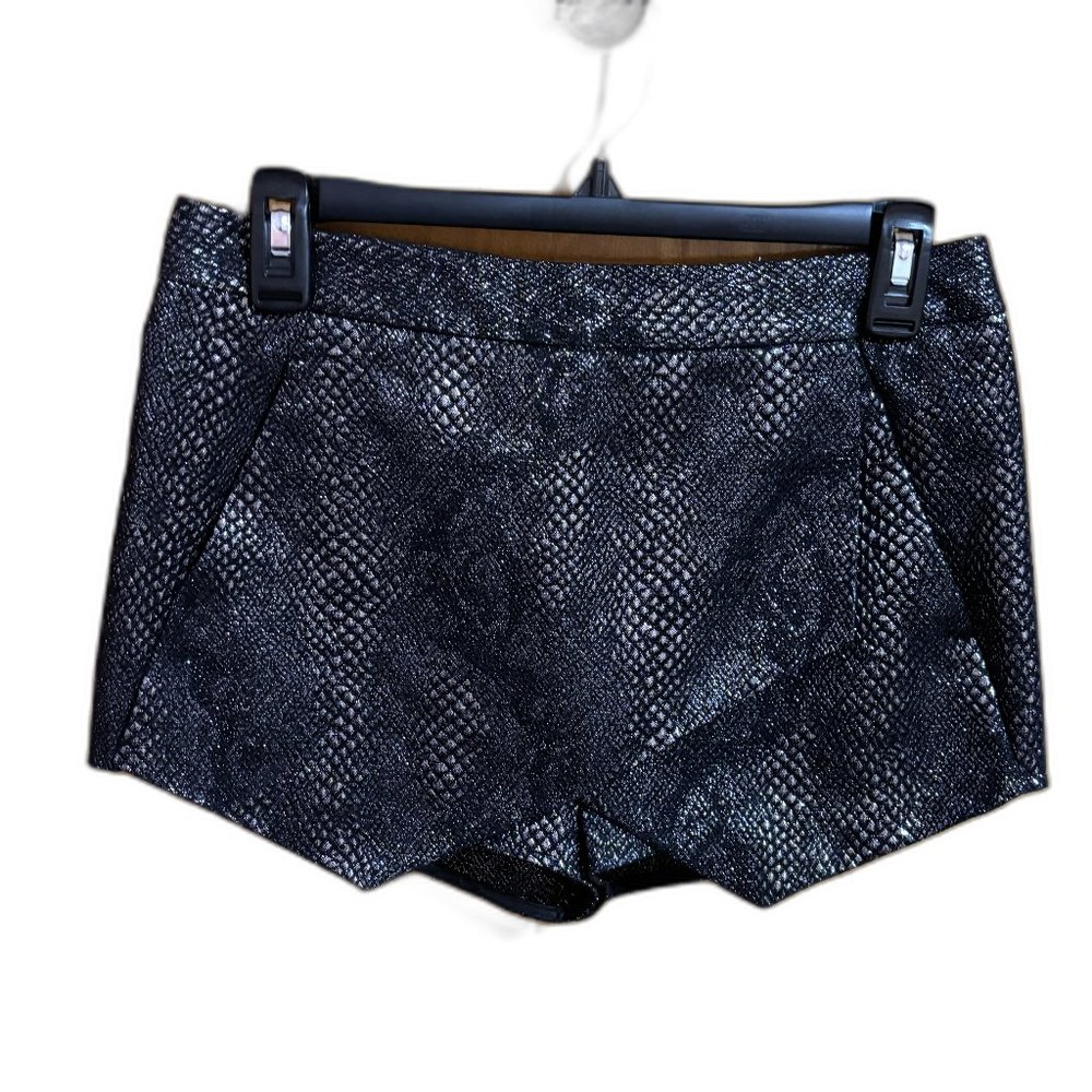Express Black Snakeskin‎ Skort Size 2